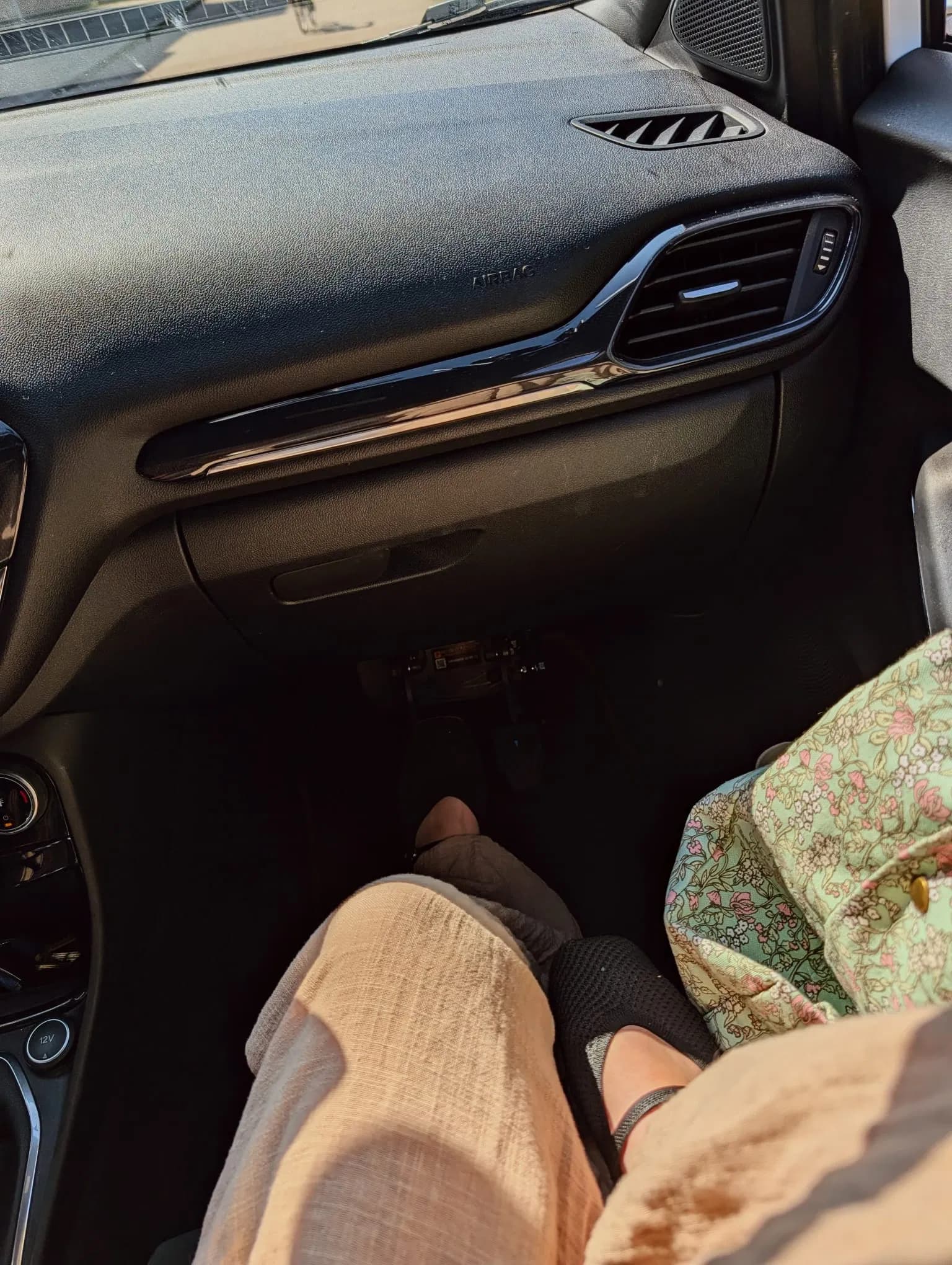 Detailfoto tijdens een rijles